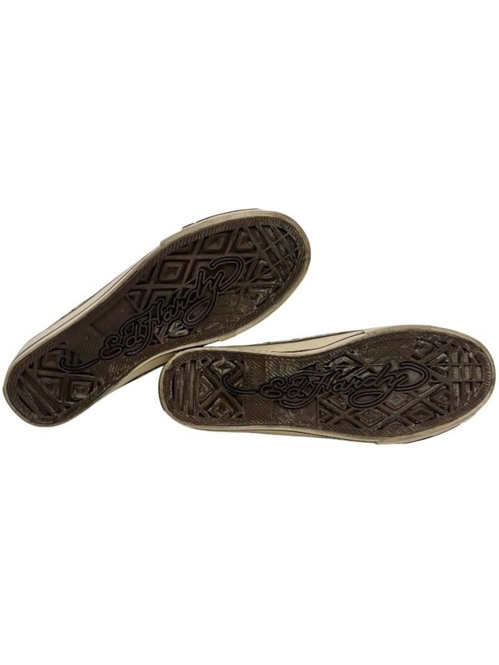 Vtg Y2K Ed Hardy Tattoo Canvas Sneakers | Streetwear Grunge Skater McBling Indie - Picture 8 of 16